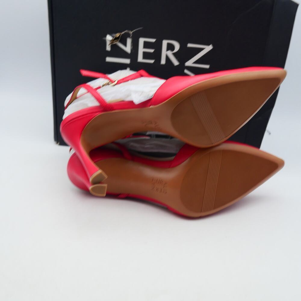 NEW Naturalizer Women's 11 Narrow Astrid Pumps Heels Shoes Crantini Red Leather - Picture 7 of 10